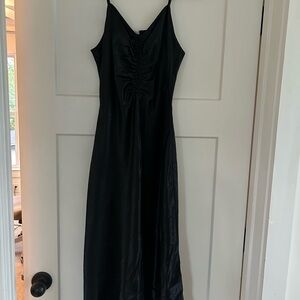 A New Day Black Sleeveless Spaghetti Strap Maxi Dress